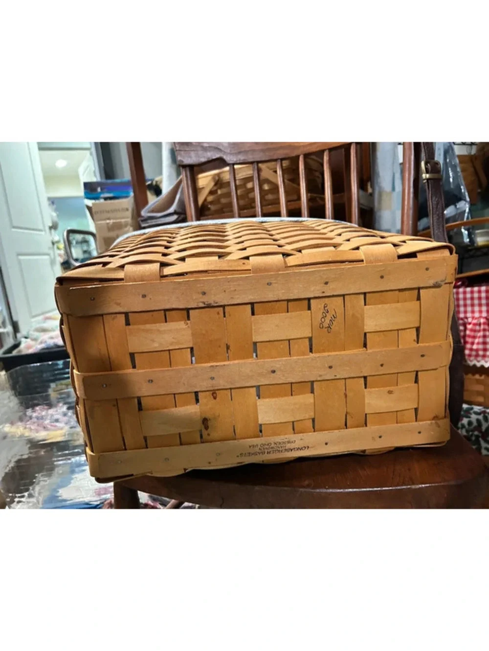 Longaberger Newspaper basket combo
